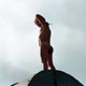 Naked man in Krimsky bridge